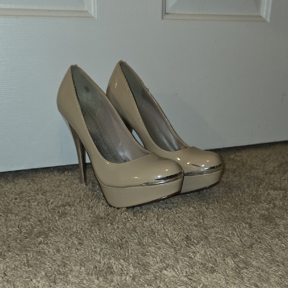 Elegant Cream High Heels